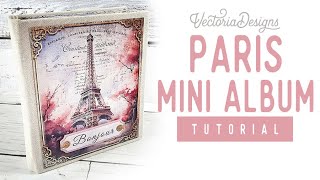 Mini Album Tutorial, Decorating 3-D Pages