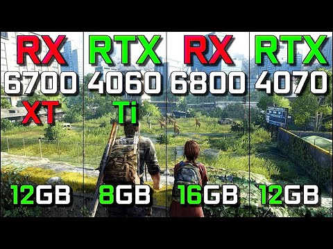 RX 6700XT vs RTX 4060Ti vs RX 6800 vs RTX 4070 Test in 18 Games at 1440p | Ultimate Comparison