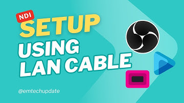 How to Set Up OBS with NDI in 2025 | Distov AV Install, Static IP, EasyWorship & FreeShow