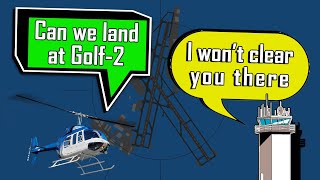 TENSE ARGUMENT WITH HELICOPTERS at Farmingdale Airport!