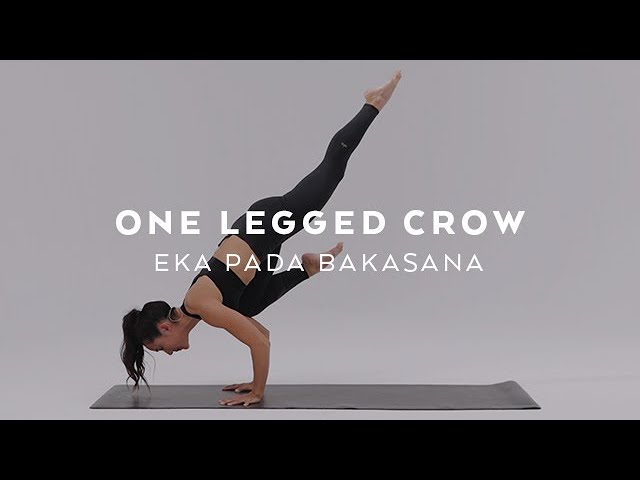 How to do One Legged Crow  Eka Pada Bakasana Tutorial with