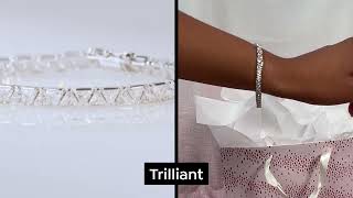 Radiance by Absolute Silver Magic Magnet Clasp Line Brac...