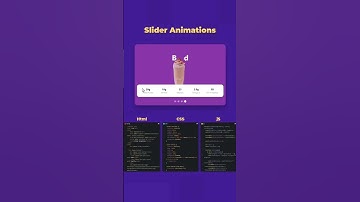 Slider Animation Using HTML CSS And JS