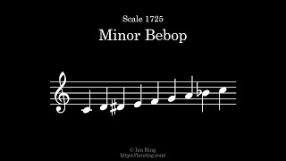 Scale 1725 Minor Bebop