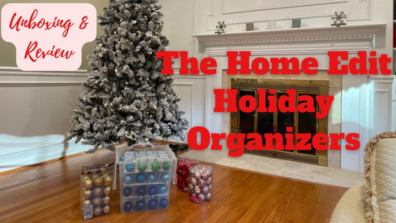 EASY DIY ORNAMENT STORAGE Tote - Budget Friendly Christmas Organizer 