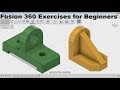 Fusion 360 Beginner 3D Modeling Practice ✏️