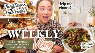 We Can't Decide, Please Help! Thrift Store Shopping And An Easy Dinner Idea | Weekly Vlog