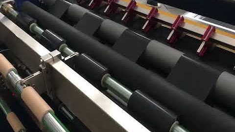 High speed thermal transfer ribbon TTR slitting machine