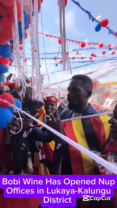 Bobi Wine Opens Nup Offices In Lukaya #BobiWine #nup