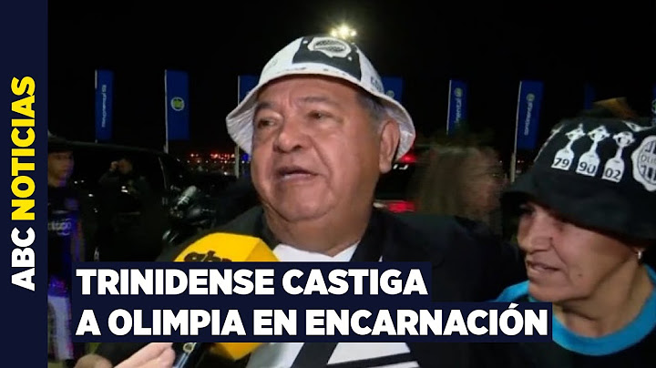 The Olimpia fan comments after the fall against Trinidad