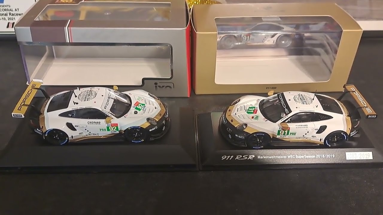 1:12 Porsche 911 RSR n°92 Le Mans 2018 (Pink Pig) Model Kit | P1208K
