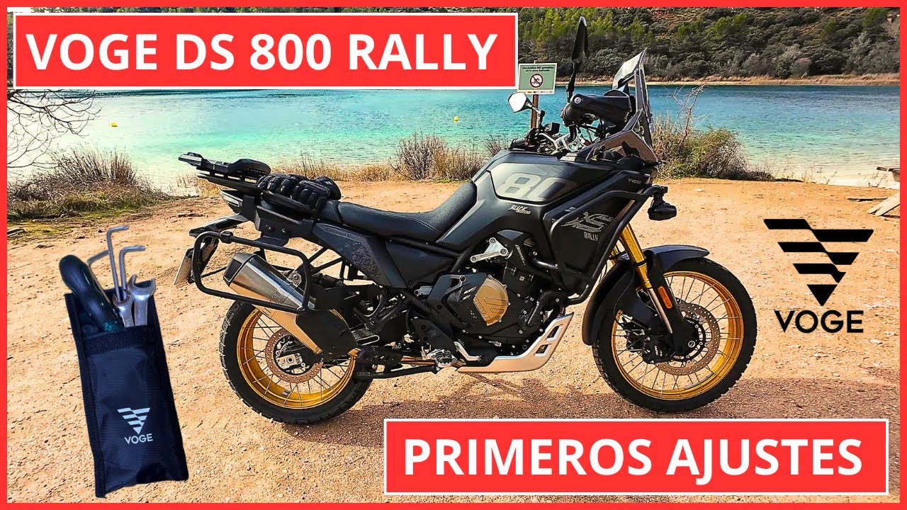 VOGE DS 800 RALLY 🪛¡¡PRIMEROS AJUSTES!!