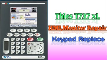 Setex 737xL Controller Repair |Thies 737xL Monitor Switch Replace|Setex 737xL HMI/CPU monitor Repair