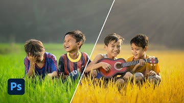 Easy Way to Create Autumn Color effect in photoshop | Photoshop tutorial