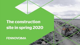 The construction site in spring 2020