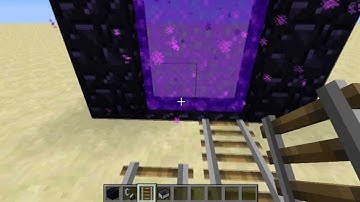 Minecraft - Minecarts through Nether Portal