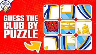 GUESS THE CLUB BY PUZZLE LOGO 🔥🤔 | FOOTBALL QUIZ 2024