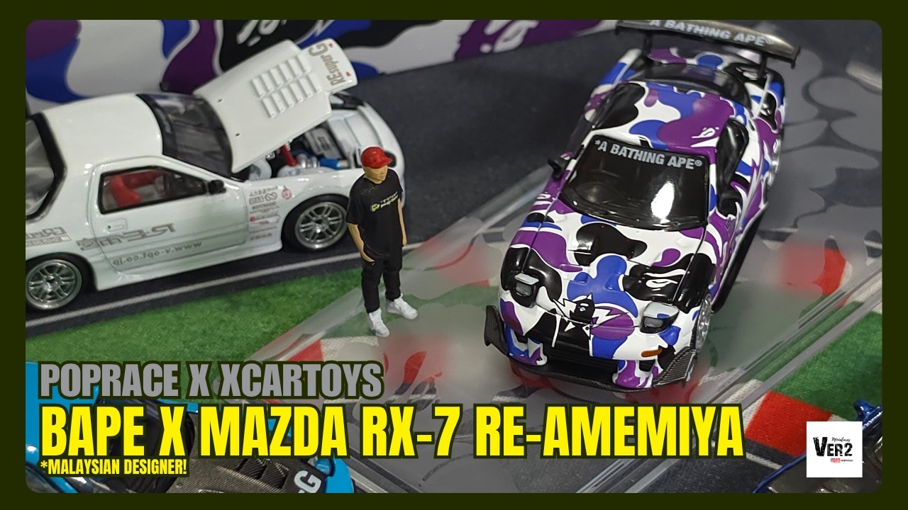 STREETWEAR MEETS ROTARY! 🟣 BAPE HK 20th Anniversary | V2 PopRace