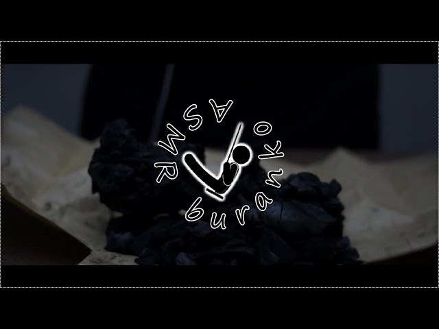 ASMR　炭と紙袋　Charcoal,Paper Bag　音フェチ