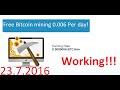 Free Bitcoin Mining 0.006 Per day![BitMiner.io]