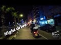 night drive on Suzuki Burgman 400. Bat yam city