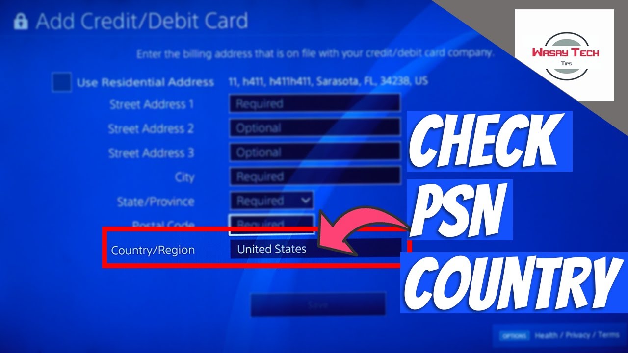 How to Check Country/Region of PSN Account  Check Country of PS3/PS4/PS5  Account 