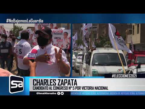 Charles Zapata:  Cero corrupción y educación técnica propuestas del candidato del microempresario