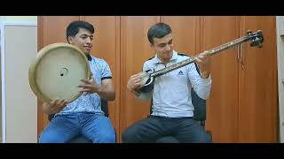 Dadoboev Lutfullojon and Negmatov Foziljon Music:Hurram Doyra(Doira) Rubob Tajikistan Khujand