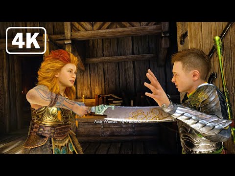 Atreus meets Thrud (Thor's Daughter) and became friends? - God of War ...