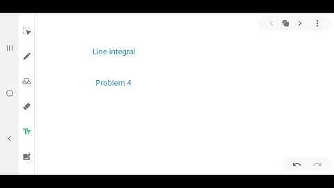problems on line integral