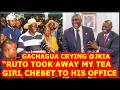 GACHAGUA CRY AT JKIA WAITING FOR HIS PLANE SAYING RUTO HAS TAKEN HIS TEA GIRL CHEBET TO HIS OFFICE 