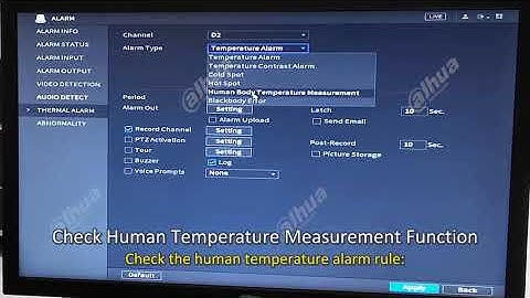 Body Temperature Measurement NVR Configuration Video V1 0