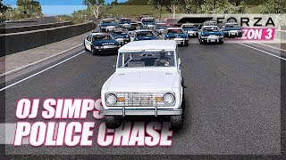 Forza Horizon 3 - The Greatest Police Chase of all Time... Recreated! (OJ Simpson)