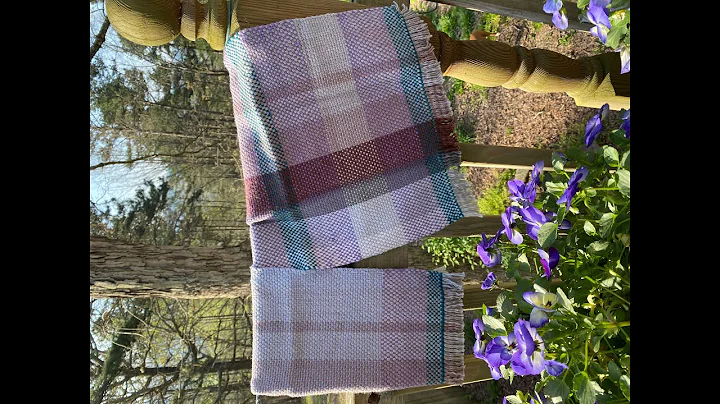 Simple beginner rigid heddle towels. Towel #2
