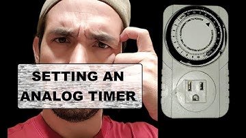 How to set an Analog Grow Timer to 18 on 6 off
