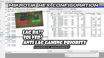 MIKROTIK HEX ANTILAG GAMING PRIORITY WITH BANDWIDTH MANAGEMENT | PISOWIFI MIKROTIK BASED