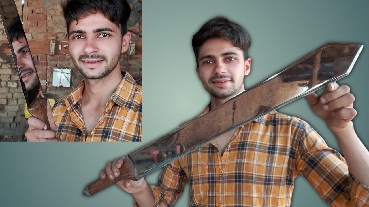 how to make sword,दो धारी तलवार, खंडा,by mhx max