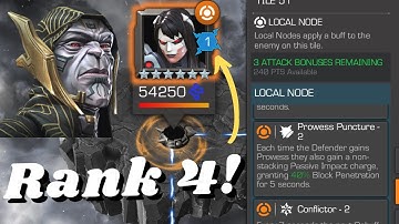 Corvus Glaive Humiliates Conflictor Omega Sentinel in War | Marvel Contest of Champions