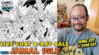 Live Interview and Art Sale with Jamal Igle