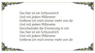 Christina Stürmer - Mit Jedem Millimeter Lyrics