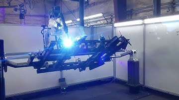 Watch This ABB IRB 4600 Weld a Trailer! | United Robotics