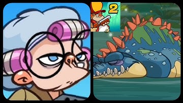 Swamp attack 2 / Episode 1, levels 38 to 50, All levels with (Grandma Mau) Gameplay (Part 5)