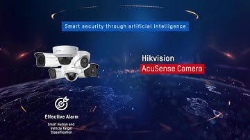 Hikvision AcuSense Cameras with Audio Alarm & Strobe Light