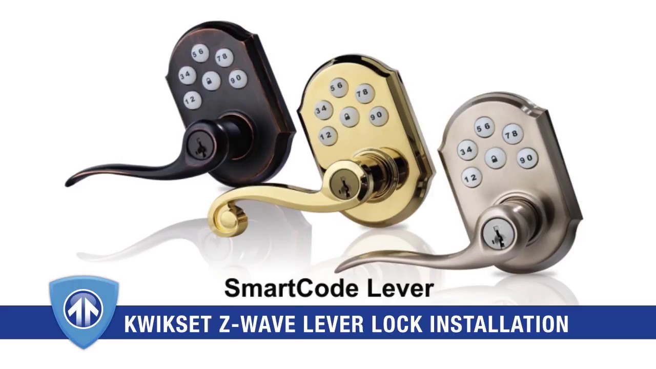 How To Install Kwikset Z Wave Lever Lock - YouTube