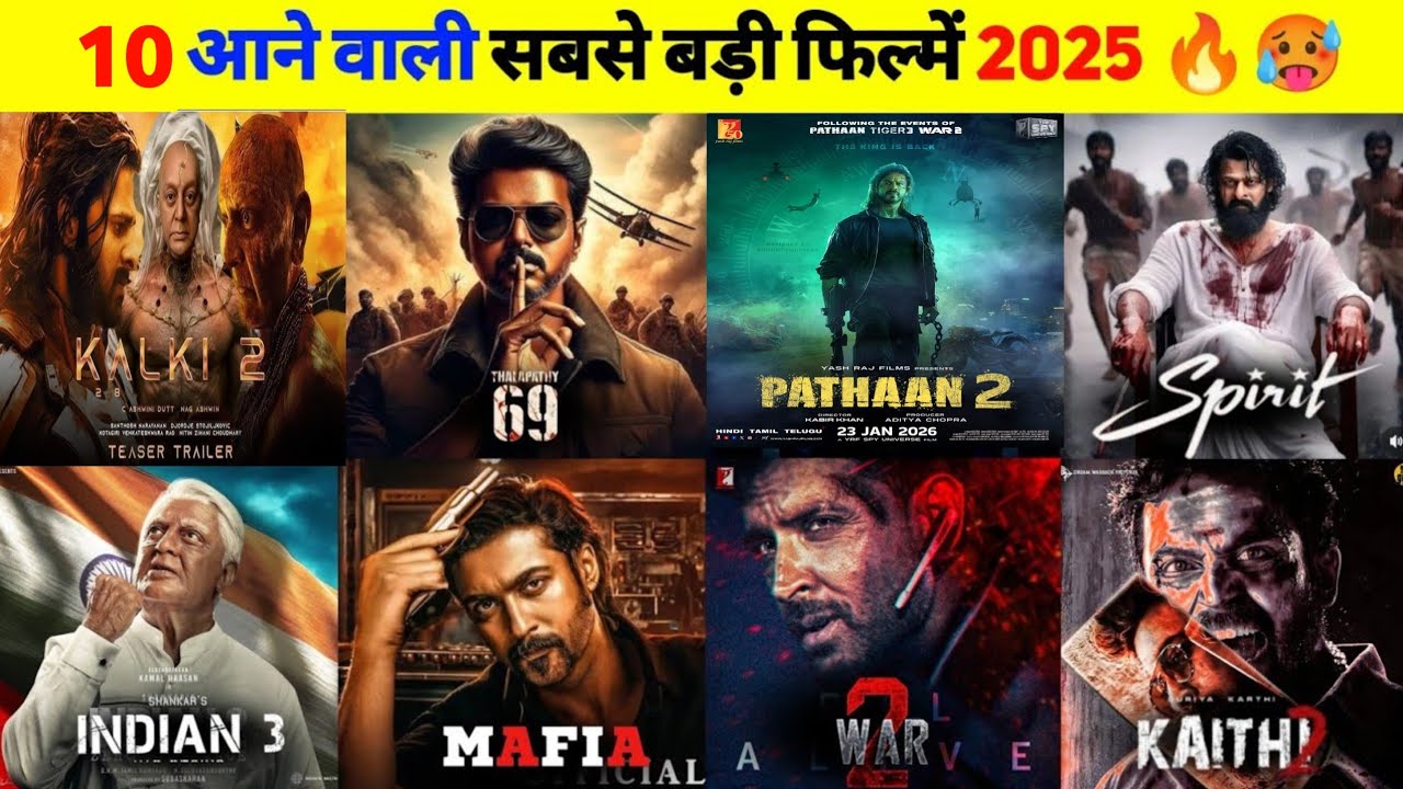 10 Upcoming BIGGEST Pan Indian Movies 2025 | Upcoming South Movies 2025 ...