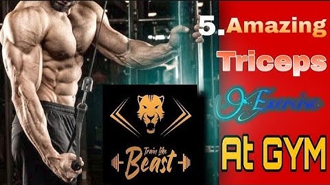 5 Tricep exercise For Bigger Arms (Don