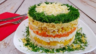 Салат ,, Блондинка ,, простой и вкусный