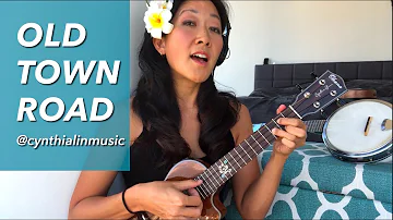 Old Town Road (Lil Nas X x Billy Ray Cyrus Remix ukulele cover) // Cynthia Lin Play-Along