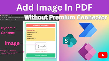 Add Image in PDF || Power Automate