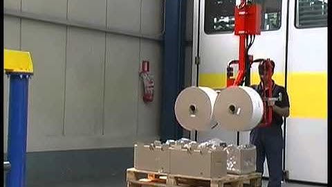 Dalmec -  Manipulator Partner with mandrels tooling for gripping of reels